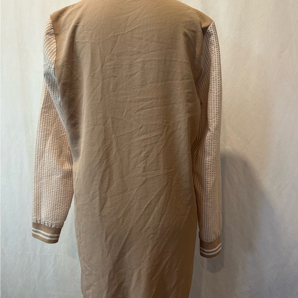 Tan Hooded Women's Jacket - Picture 3 of 4